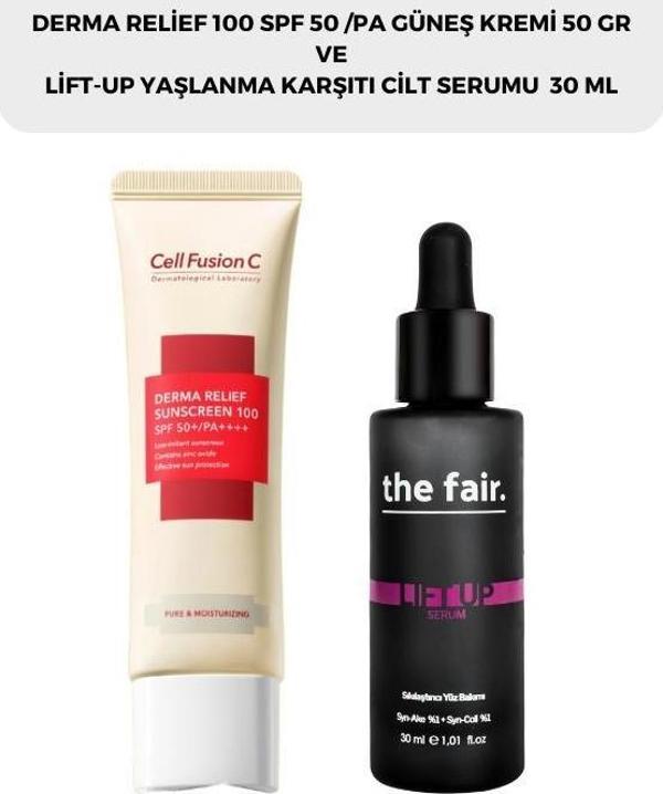 the fair. Multi Vitamin Jel Tonik 100 ml ve Sıkılaştırıcı ve Yaşlanma Karşıtı Cilt Serumu 30 ml - Image 1