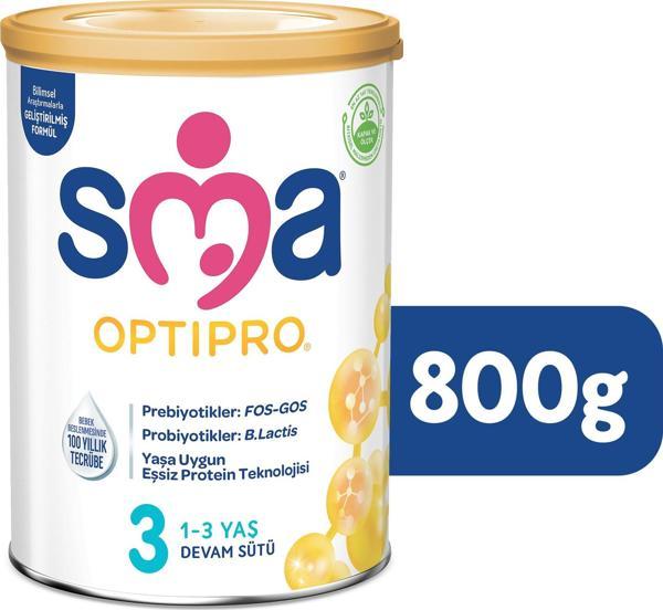 SMA Optipro 3 Probiyotik 1-3 Yaş Devam Sütü 800 gr - Image 1