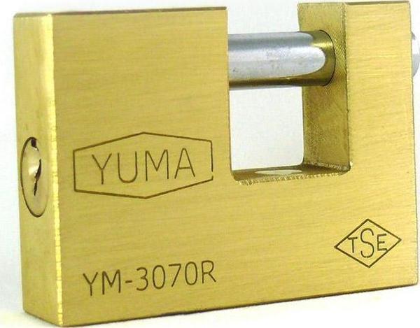 Kayar Milli Pirinç Asma Kilit 68 mm - Yeni Tip - Image 1