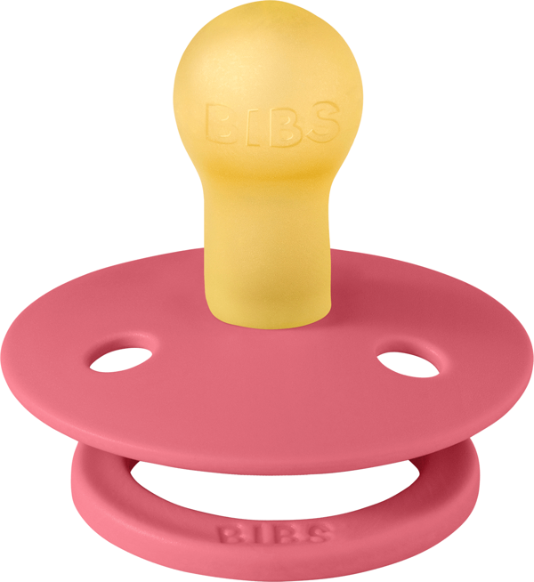 Bibs  Colour Kauçuk Emzik - Coral 0-6 Ay - Image 1