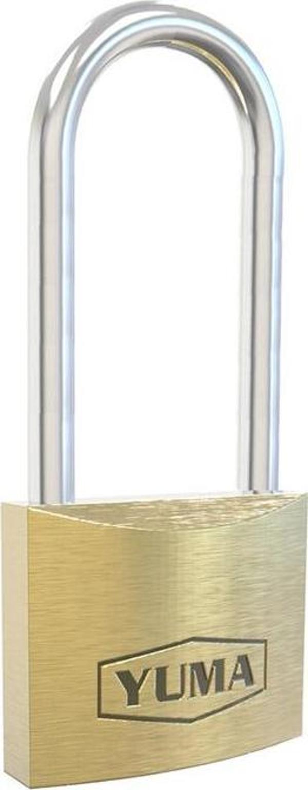 Türk Malı Pirinç Uzun Kancalı Asma Kilit 40 mm - Image 1