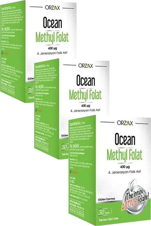Ocean Methyl Folat 30 Tablet 3 Adet - Image 1
