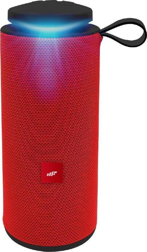 MF Product MFB204 Taşınabilir Kablosuz Bluetooth LED Ambiyans Aydınlatmalı Speaker Hoparlör Kırmızı - Image 1