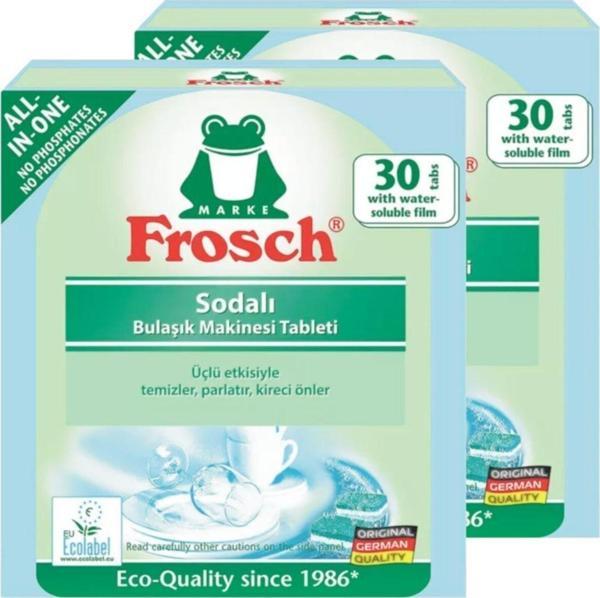 Frosch Sodalı Bulaşık Makinesi Tableti Fosfatsız 30 Tablet X 2 Adet - Image 1