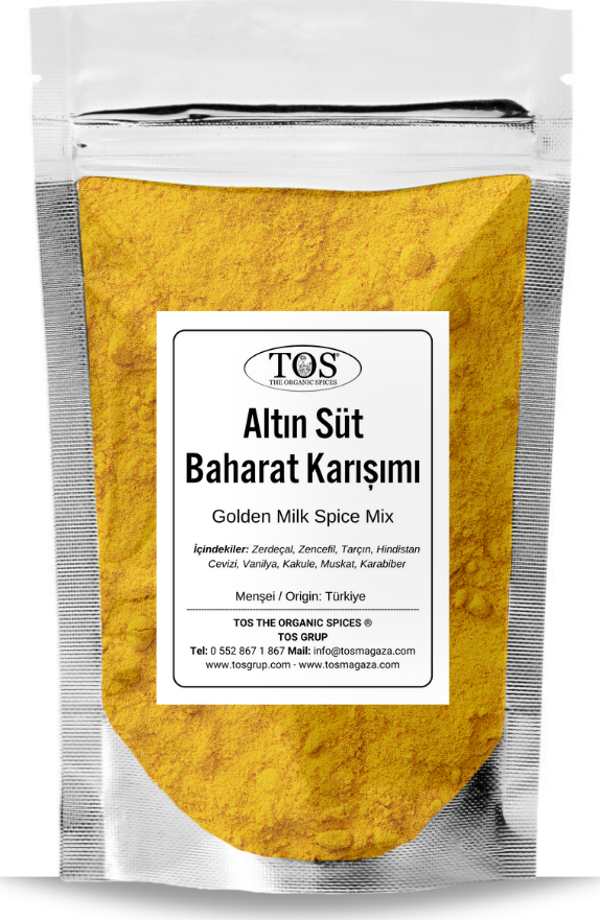 Altın Süt Baharatı 500 gr Golden Milk Spice - Premium Quality | Baharat Karışımı - Image 1