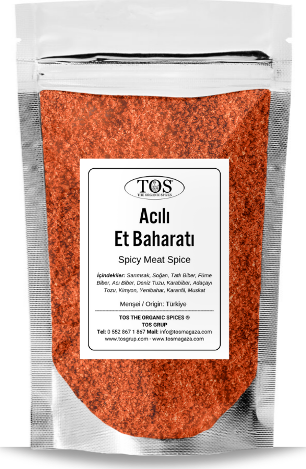 Acılı Et Baharatı 250 gr Spicy Meat Spice - Premium Quality | Baharat Karışımı - Image 1