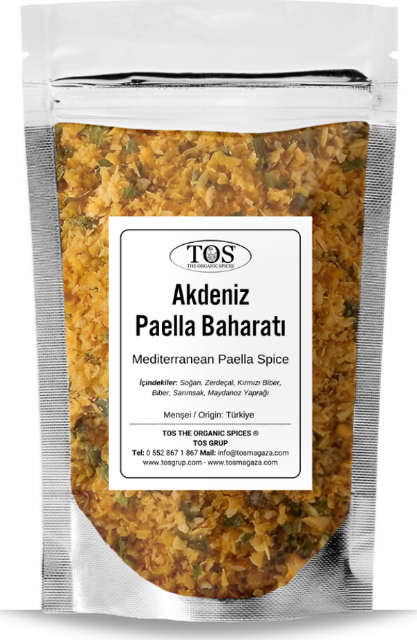 Akdeniz Paella Baharatı 250 gr Mediterranean Paella Spice - Premium Quality | Baharat Karışımı - Image 1