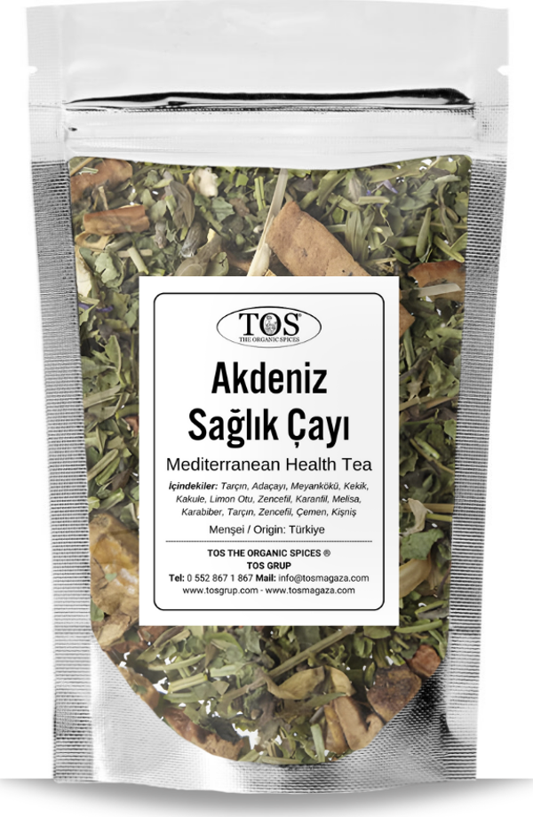Akdeniz Sağlık Çayı 100 gr (1. Kalite) Mediterranean Health Tea - Image 1
