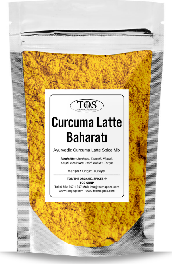 Ayurveda Curcuma Latte Baharat Karışımı 250 gr (1. Kalite) Sıcak ve Aromatik Zenginlik - Image 1
