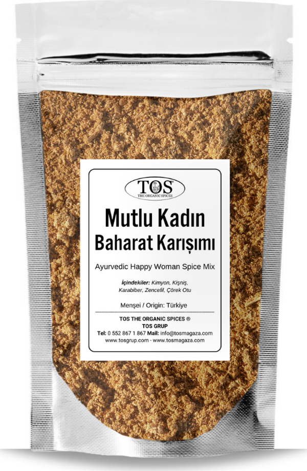 Ayurveda Happy Woman Baharat Karışımı 250 gr (1. Kalite) Aromaların Zarif Dengesi - Image 1