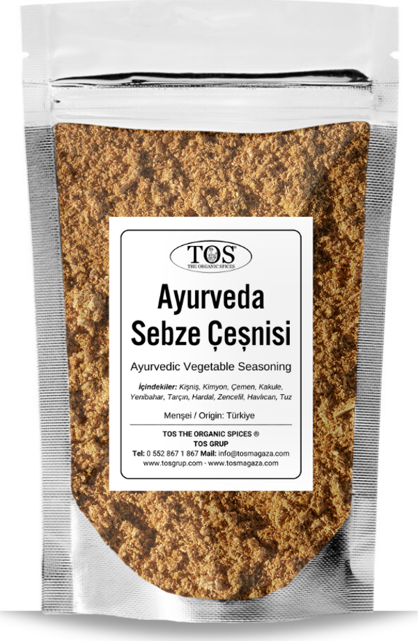 Ayurveda Sebze Çeşnisi 100 gr (1. Kalite) Sebzelerde Baharat Zenginliği - Image 1