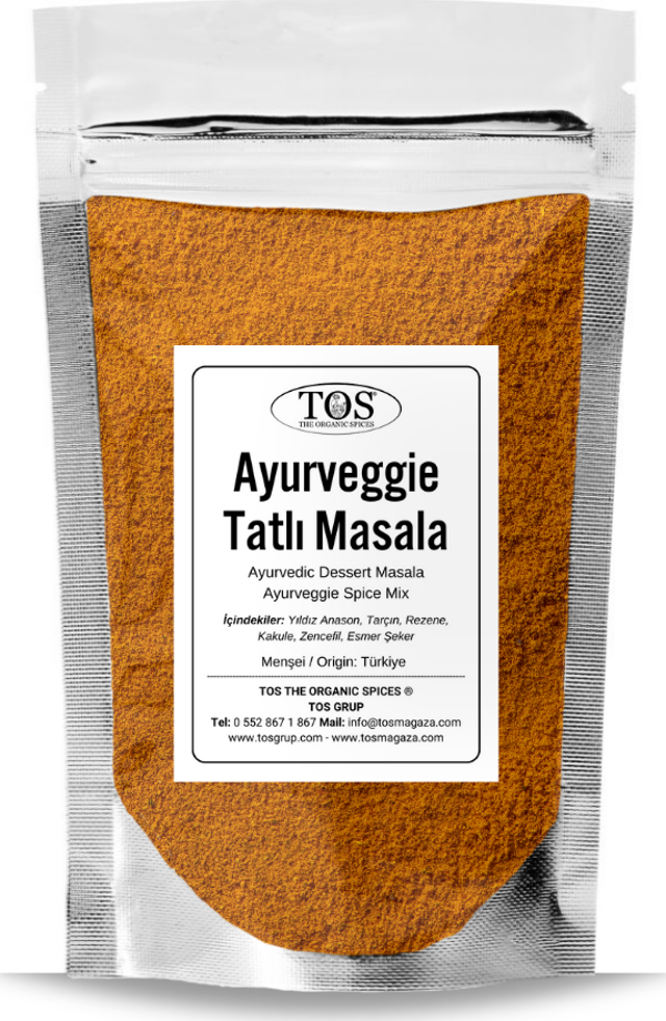 Ayurveda Tatlı Masala Ayurveggie Baharat Karışımı 500 gr (1. Kalite) Tatlıya Baharatlı Dokunuş - Image 1