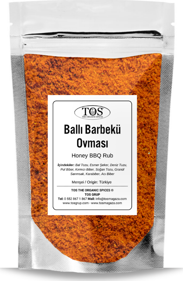 Ballı Barbekü Ovması 250 gr Honey BBQ Rub - Premium Quality | Baharat Karışımı - Image 1
