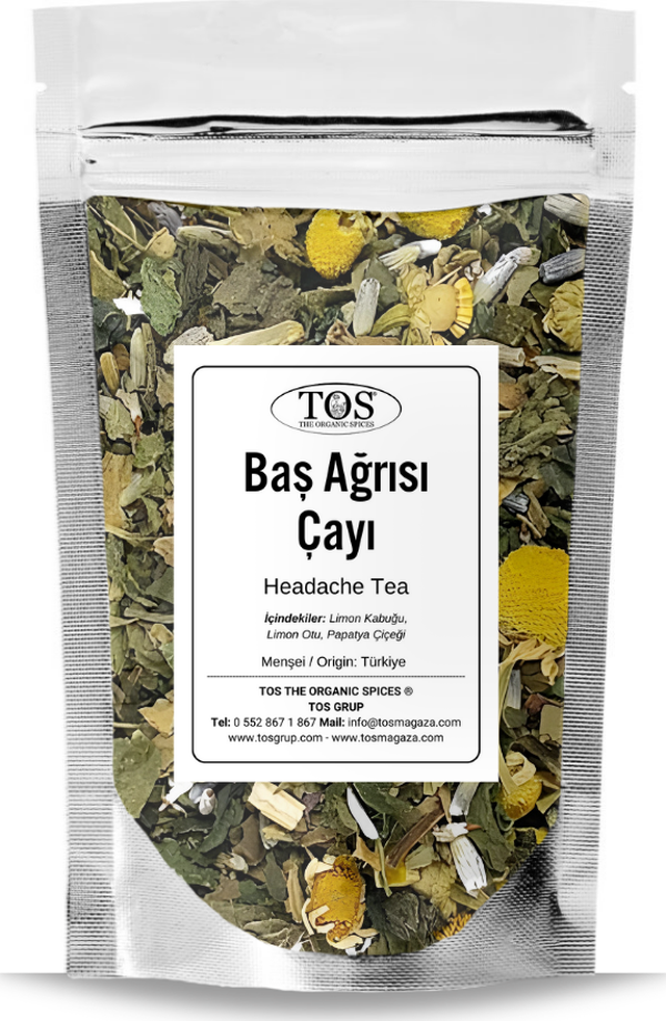 Baş Ağrısı Çayı 100 gr (1. Kalite) Headache Tea - Image 1