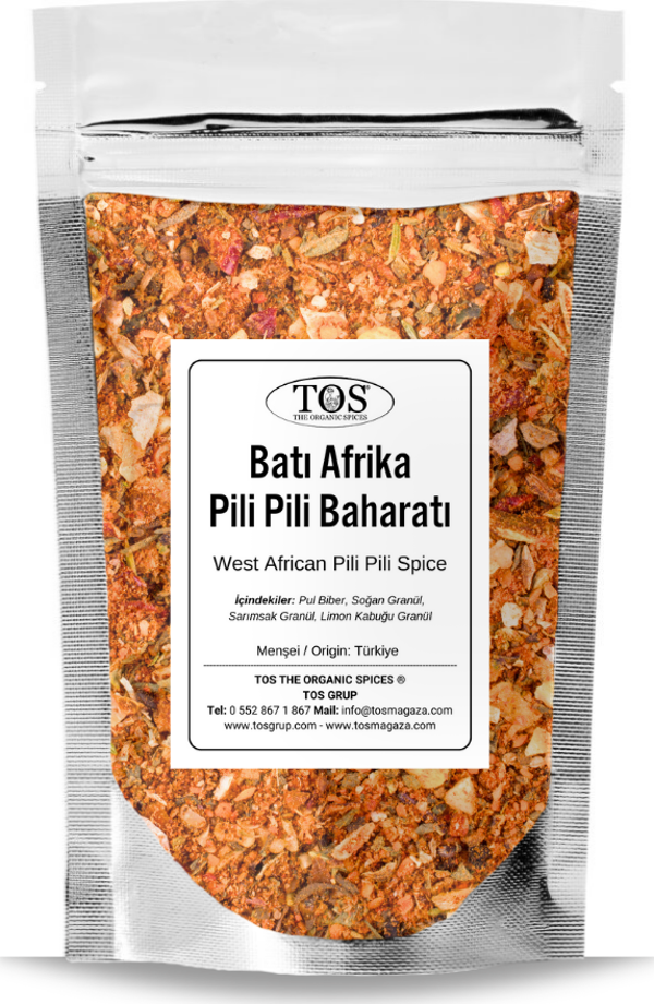Batı Afrika Pili Pili Baharatı 250 gr West African Pili Pili Spice Blend - Premium Quality - Image 1