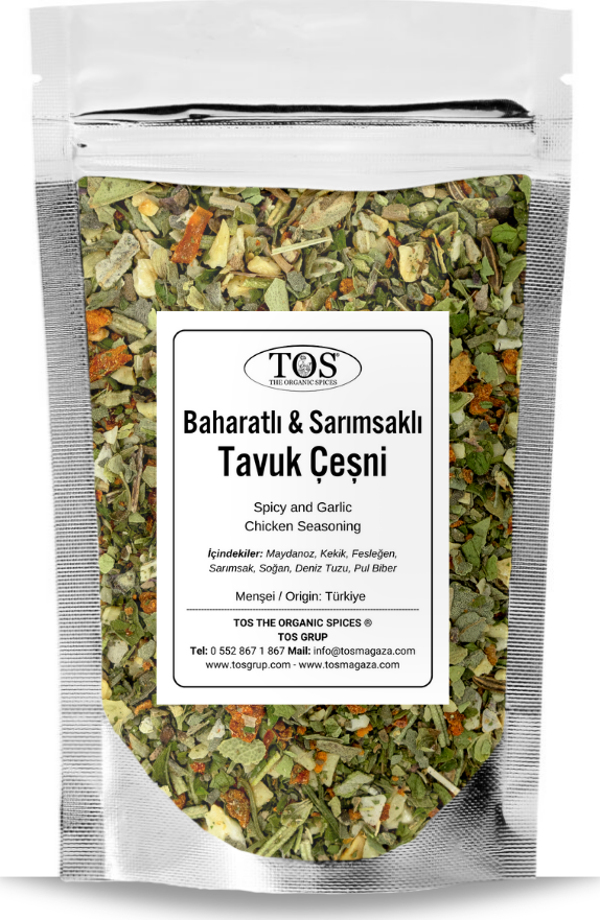 Baharatlı - Sarımsaklı Tavuk Çeşni 100 gr Spicy Garlic Chicken Seasoning - Premium Quality - Image 1