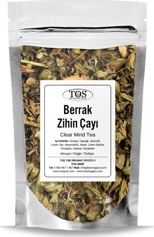 Berrak Zihin Çayı 40 gr (1. Kalite) Clear Mind Tea - Image 1