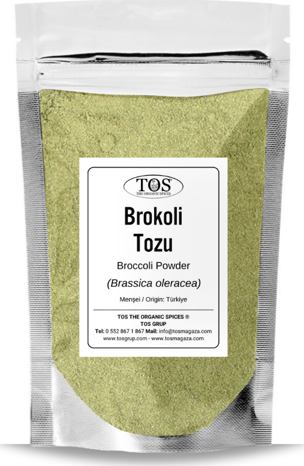 Brokoli Tozu 100 gr (1. Kalite) Brassica oleracea / Broccoli Powder - Image 1