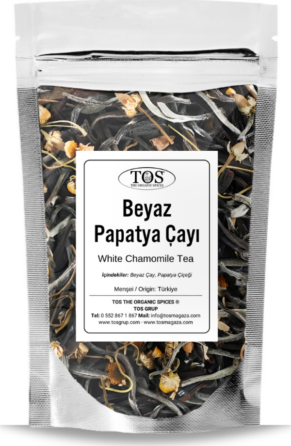 Beyaz Papatya Çayı 250 gr (1. Kalite) White Chamomile Tea - Image 1