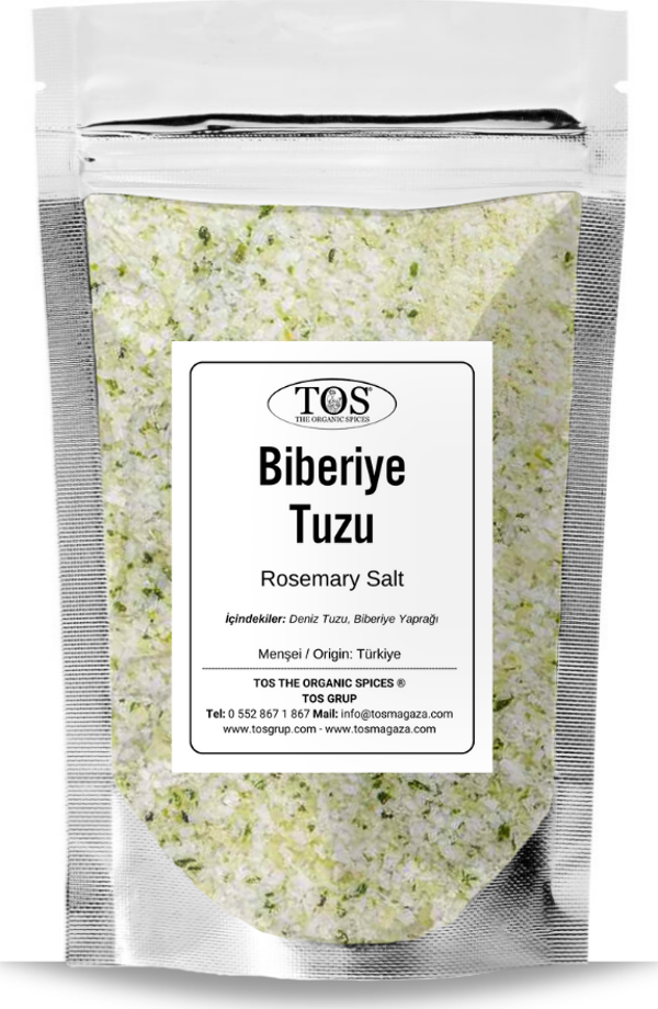 Biberiye Tuzu 500 gr (1. Kalite) Rosemary Salt - Image 1