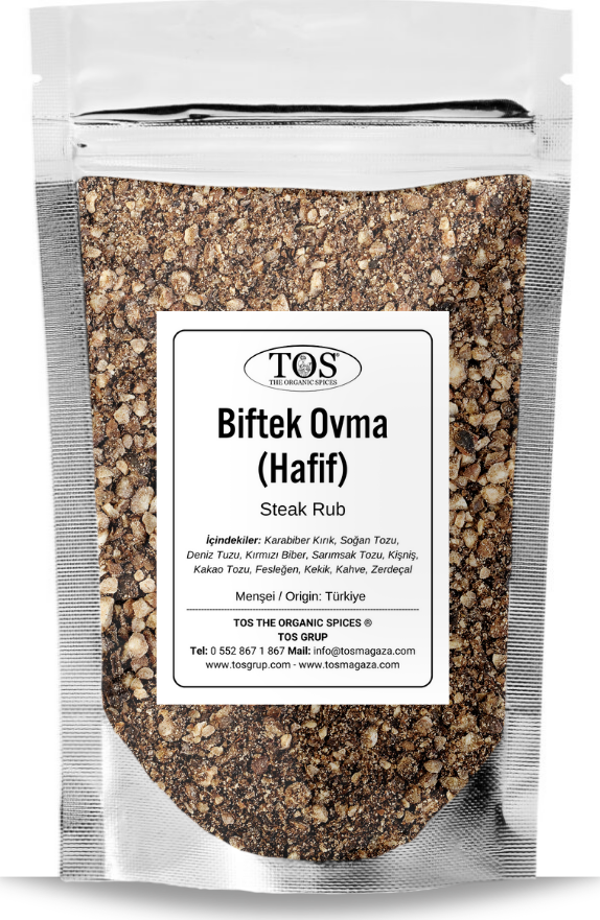 Biftek Ovma 250 gr HafifSteak Rub (Mild) - Premium Quality | Baharat Karışımı - Image 1