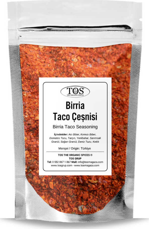 Birria Taco Çeşnisi 500 gr Birria Taco Seasoning - Premium Quality | Baharat Karışımı - Image 1