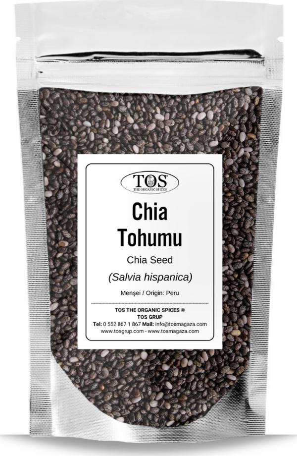 Chia Tohumu 500 gr (1. Kalite) Salvia hispanica / Chia Seeds - Image 1