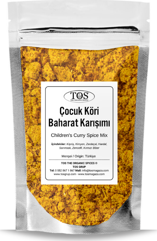 Çocuk Köri Baharat Karışımı 100 gr Kid's Curry Spice Blend - Premium Quality | Baharat Karışımı - Image 1