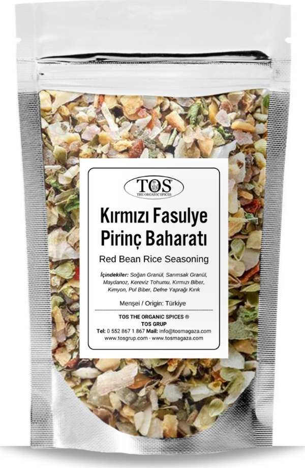 Creole Kırmızı Fasulye ve Pirinç Baharat Karışımı 250 gr Creole Red Beans and Rice Spice Blend - Image 1