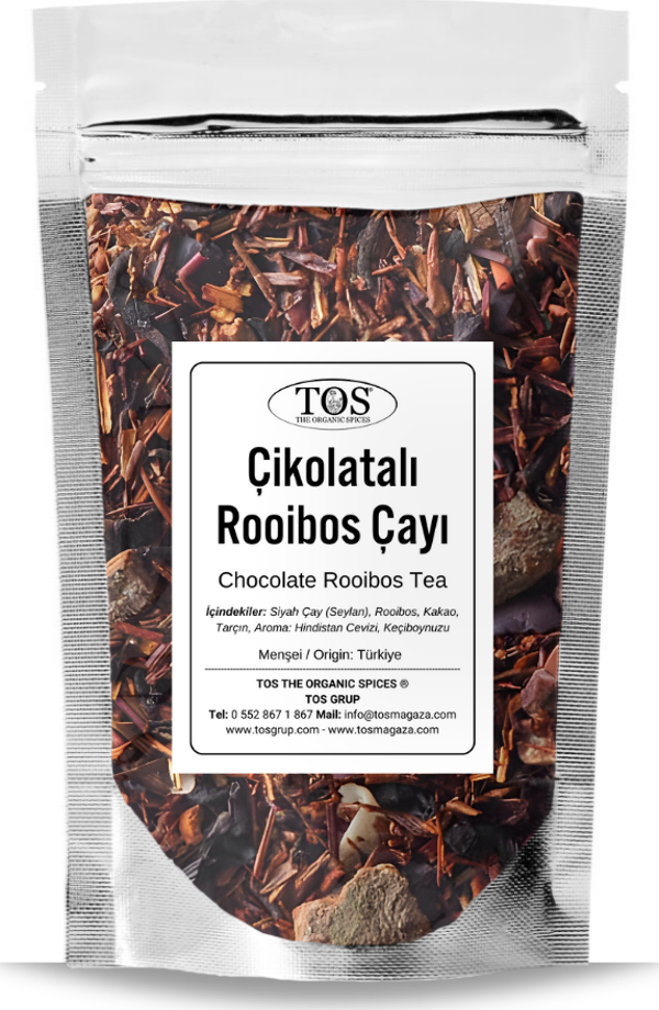 Çikolatalı Rooibos Çayı 40 gr (1. Kalite) Chocolate Rooibos Tea - Image 1