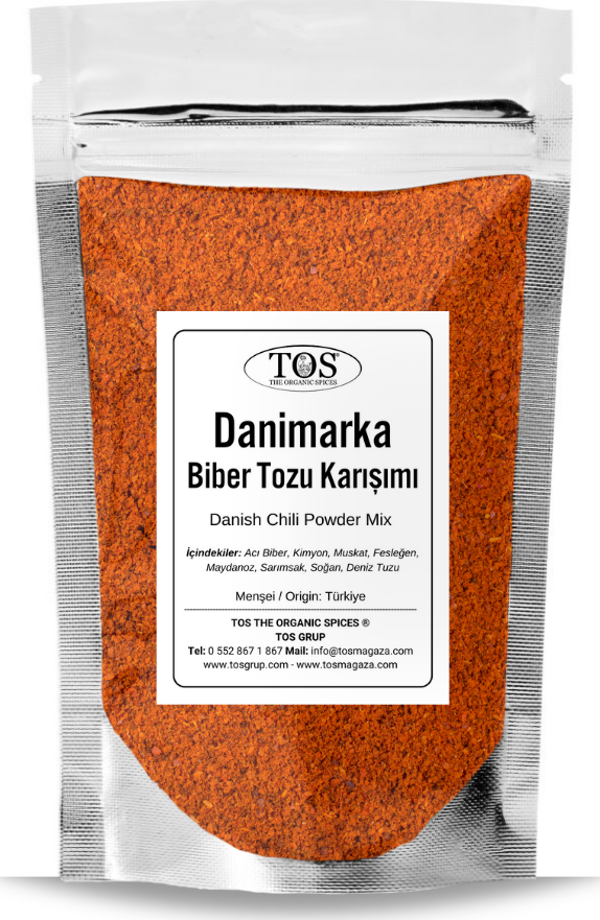 Danimarka Biber Tozu Karışımı 250 gr (1. Kalite) Danish Chili Powder Mix - Image 1