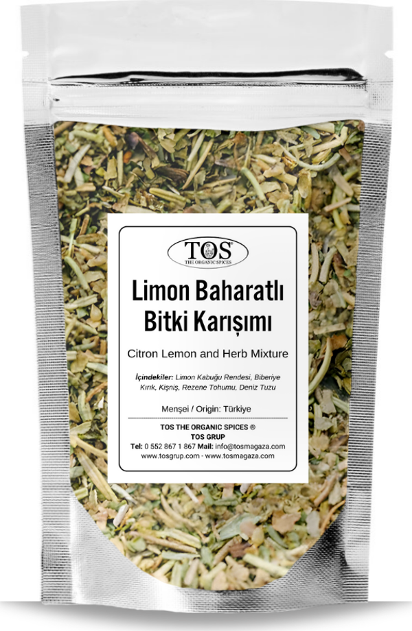 Citron Limon Baharatı ve Bitki Karışımı 250 gr Citron Lemon Spice and Herb Blend - Premium Quality - Image 1