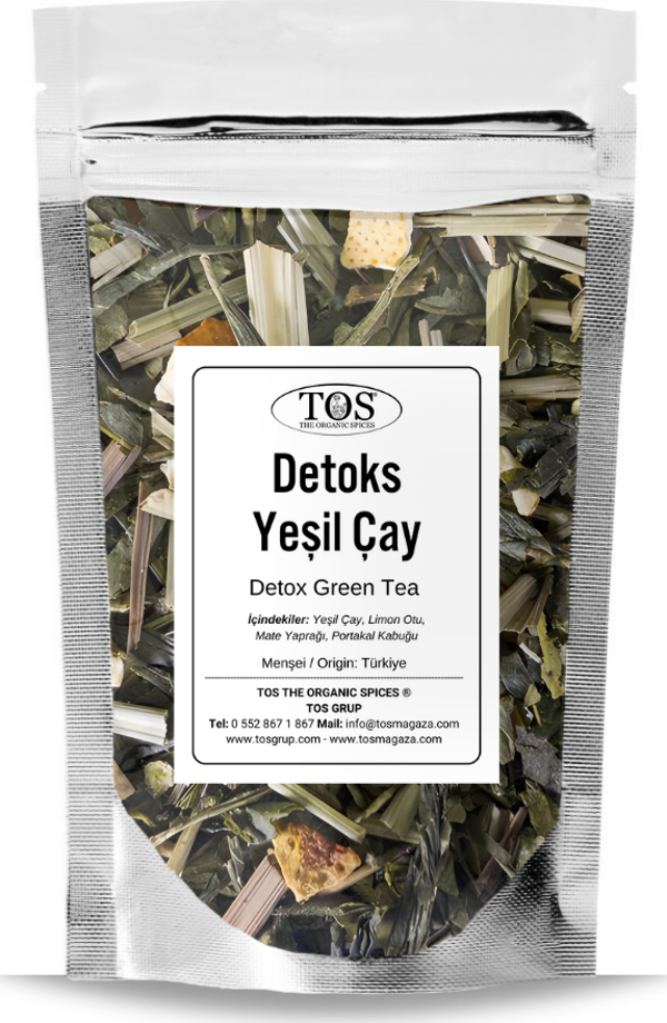 Detoks Yeşil Çay 100 gr (1. Kalite) Detox Green Tea - Image 1