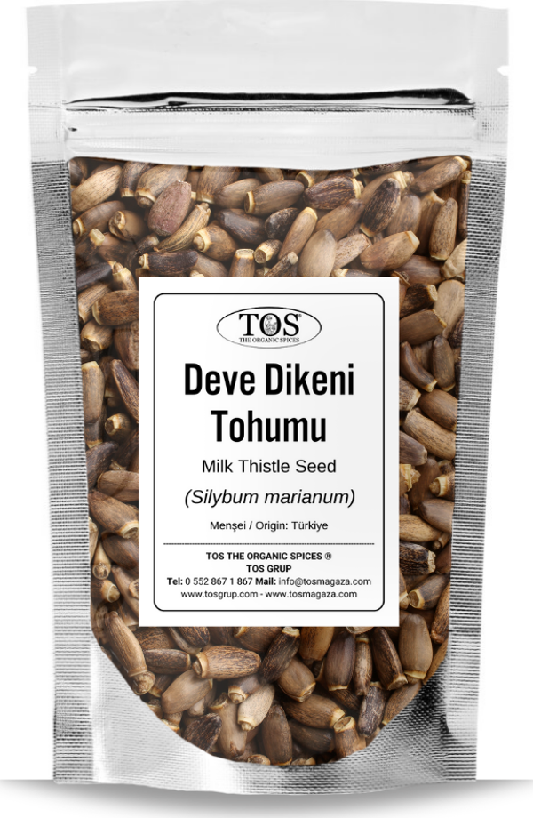 Deve Dikeni Tohumu 500 gr (1. Kalite) Silybum marianum / Milk Thistle Seed - Image 1