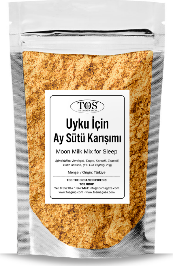 Dinlendirici Uyku İçin Ay Sütü Karışımı 100 gr (1. Kalite) Restful Sleep Moon Milk Blend - Image 1