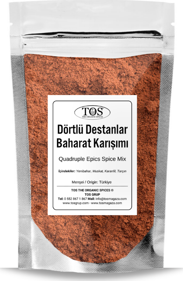 Dörtlü Destanlar Tatlı Baharat Karışımı 250 gr Four Legends Sweet Spice Blend - Premium Quality - Image 1