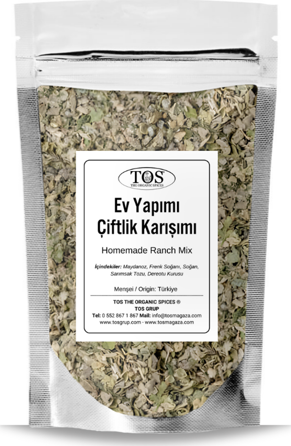 Ev Yapımı Çiftlik Karışımı 100 gr Homemade Ranch Mix - Premium Quality | Baharat Karışımı - Image 1