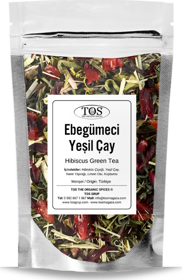 Ebegümeci Yeşil Çay 100 gr (1. Kalite) Mallow Green Tea - Image 1