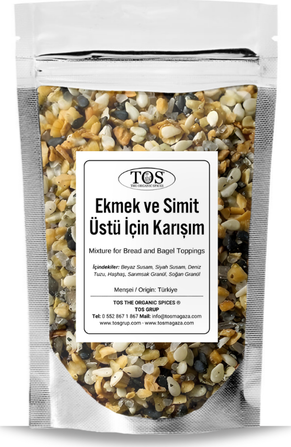 Ekmek ve Simit Üstü İçin Karışım 100 gr Bread and Bagel Topping Blend - Premium Quality - Image 1