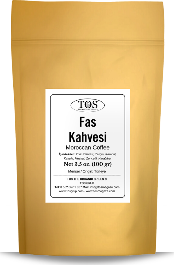 Fas Kahvesi 100 gr (1. Kalite) Moroccan Coffee - Image 1