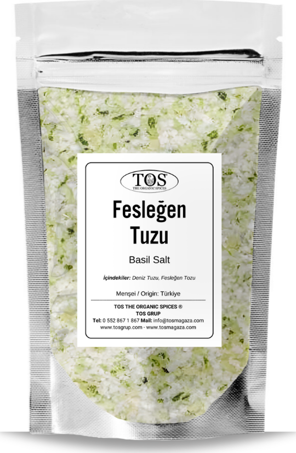 Fesleğen Tuzu 1 kg (1. Kalite) Basil Salt - Image 1