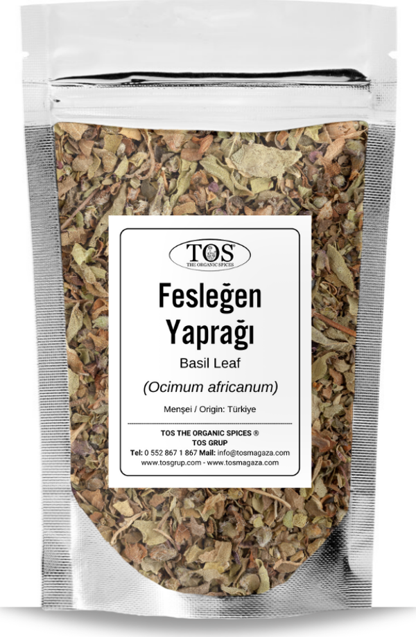 Fesleğen Yaprağı 100 gr (1. Kalite) Ocimum africanum / Basil Leaf - Image 1