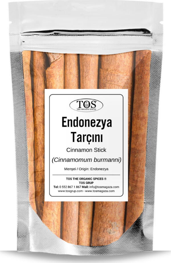 Endonezya Tarçını 100 gr (1. Kalite) Cinnamomum burmanni / Batı Tarçını, Indonesian Cinnamon - Image 1