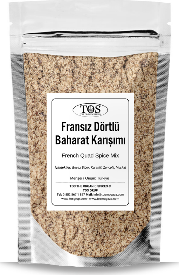 Fransız Dörtlü Baharat Karışımı 250 gr French Four-Spice Blend - Premium Quality | Baharat Karışımı - Image 1