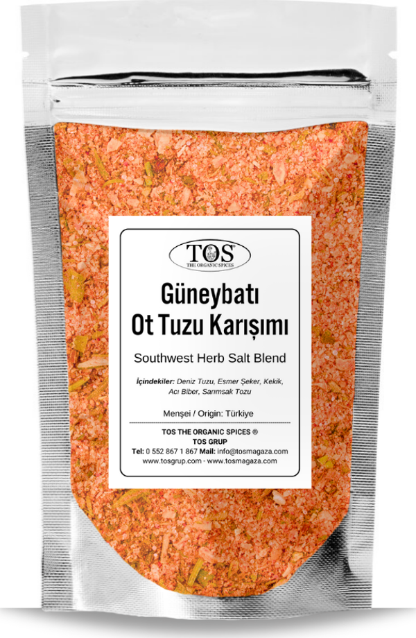 Güneybatı Ot Tuzu Karışımı 500 gr Southwest Herb Salt Blend - Premium Quality | Baharat Karışımı - Image 1