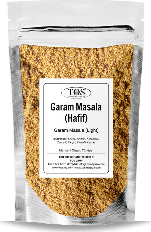Garam Masala 500 gr Hafif - Garam Masala Mild - Premium Quality | Baharat Karışımı - Image 1