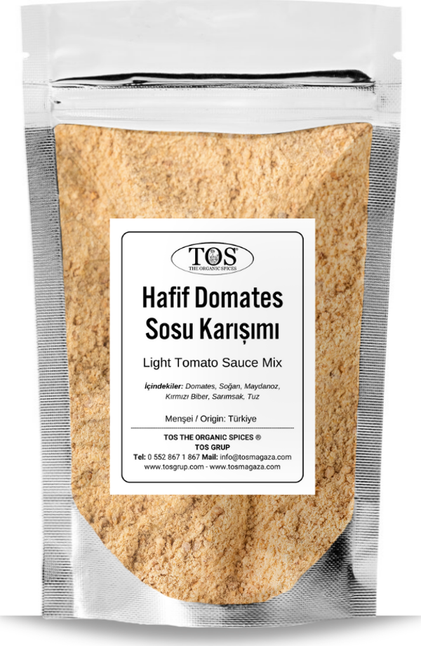 Hafif Domates Sosu Karışımı 250 gr Light Tomato Sauce Mix - Premium Quality | Baharat Karışımı - Image 1