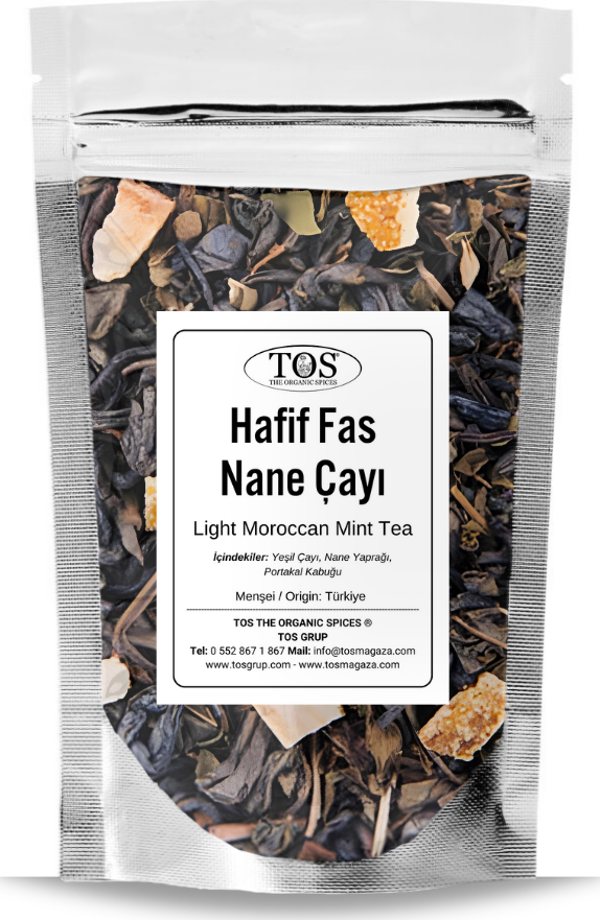 Hafif Fas Nane Çayı 250 gr (1. Kalite) Gentle Moroccan Mint Tea  - Image 1