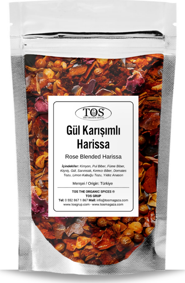 Gül Karışımlı Harissa 500 gr Rose Harissa Blend - Premium Quality | Baharat Karışımı - Image 1
