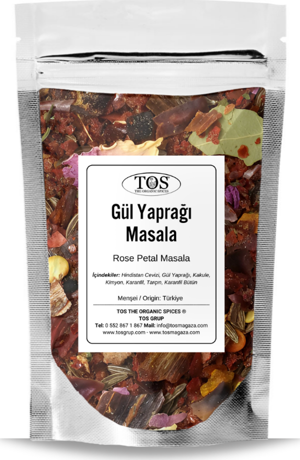 Gül Yaprağı Masala 500 gr Rose Petal Masala - Premium Quality | Baharat Karışımı - Image 1